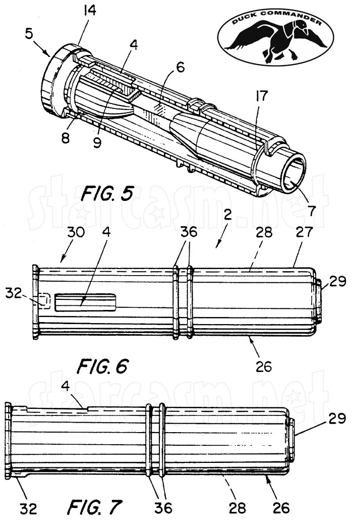 Phil Robertson's U.S. patent on Duck Commander duck calls PHOTOS