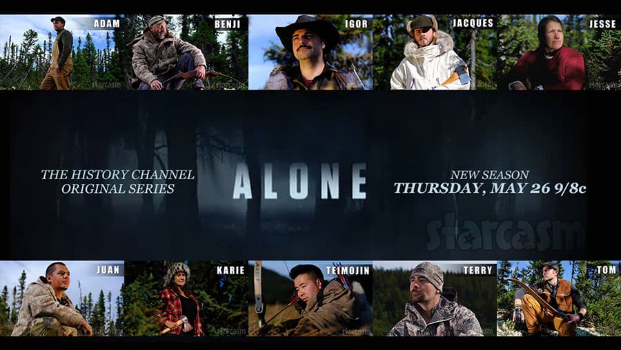 Alone Season 9 preview trailer, cast bios, photos & filming location