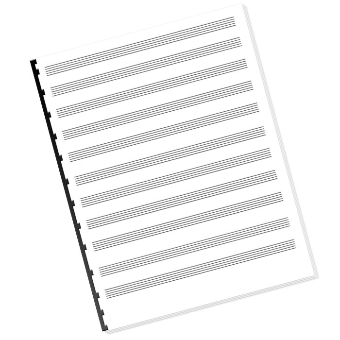 Staff Paper Book Star City Music