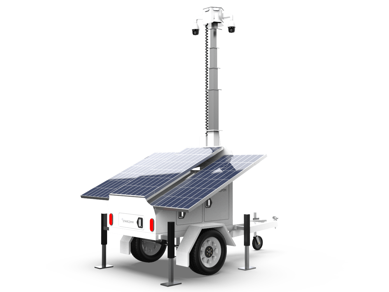 Solar Surveillance Trailers Jobsite Security