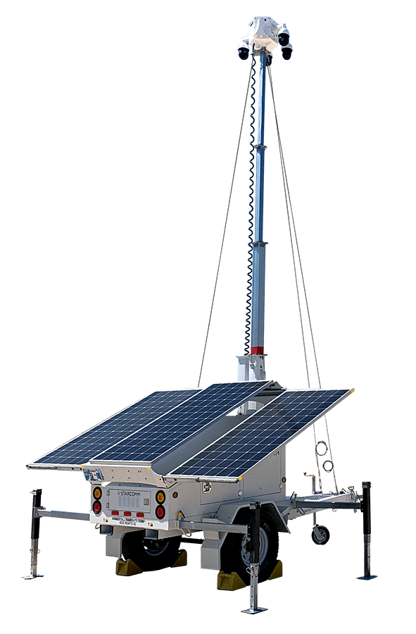Solar Surveillance Trailers Jobsite Security
