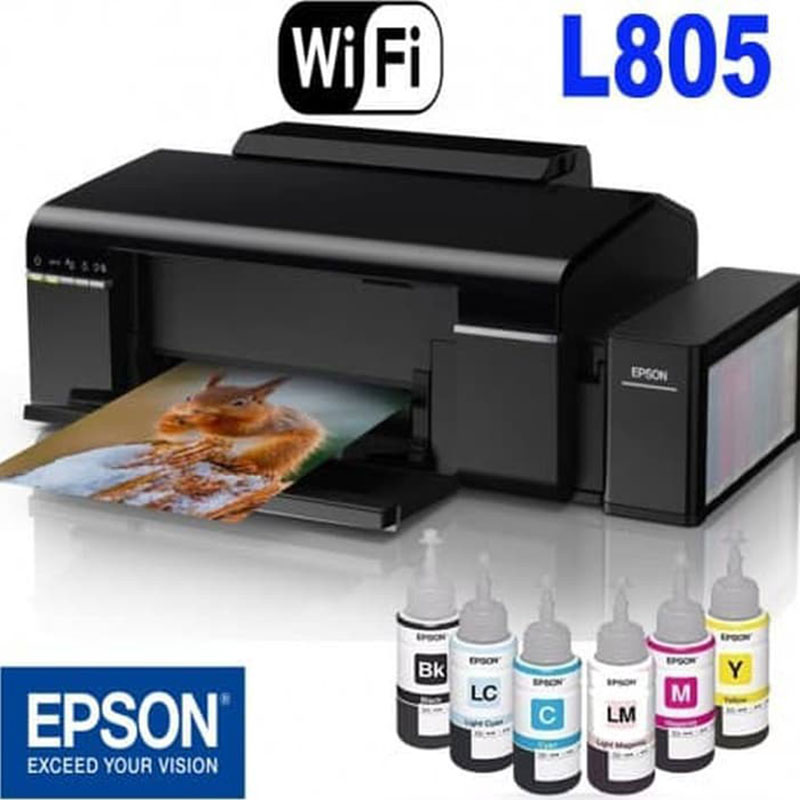 Epson L805 Wi-Fi Photo Ink Tank Printer – Star Computer & Electronics