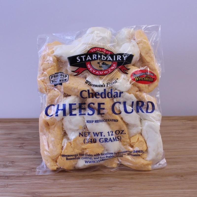 Cheddar Cheese Curd Mixed 12oz Weyauwega Star Dairy