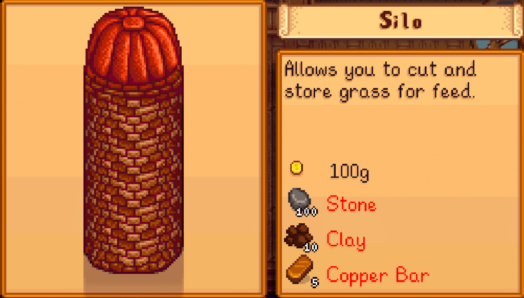 How to Build a Silo in Stardew Valley (Full Guide 2022) Stardew Guide