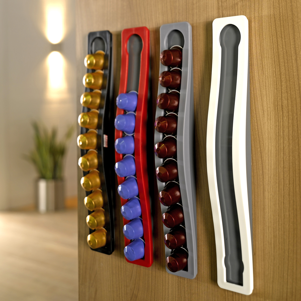 TAVOLA SWISS NESPRESSO CAPSULE DISPENSER STAND DONOR BLACK HOLDER eBay