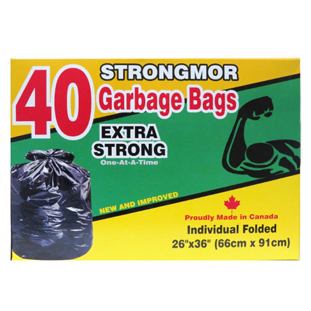 Strongmor Garbage Bags Extra Strong (40 Bags) Star Distribution
