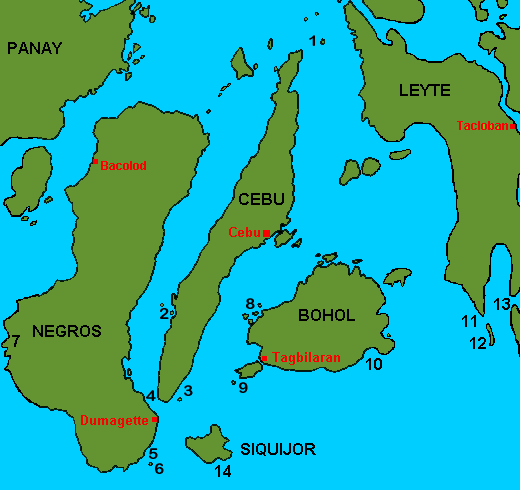 Maps Map Visayas