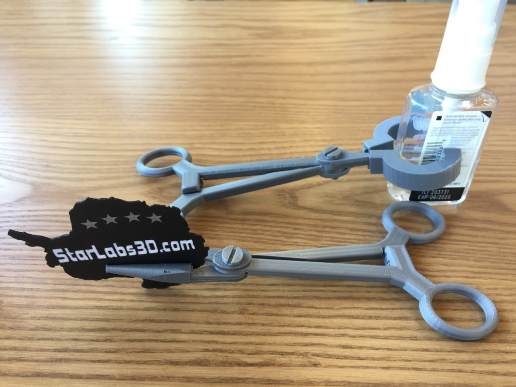 Locking Forceps with Interchangeable Tips STAR LABS 3D