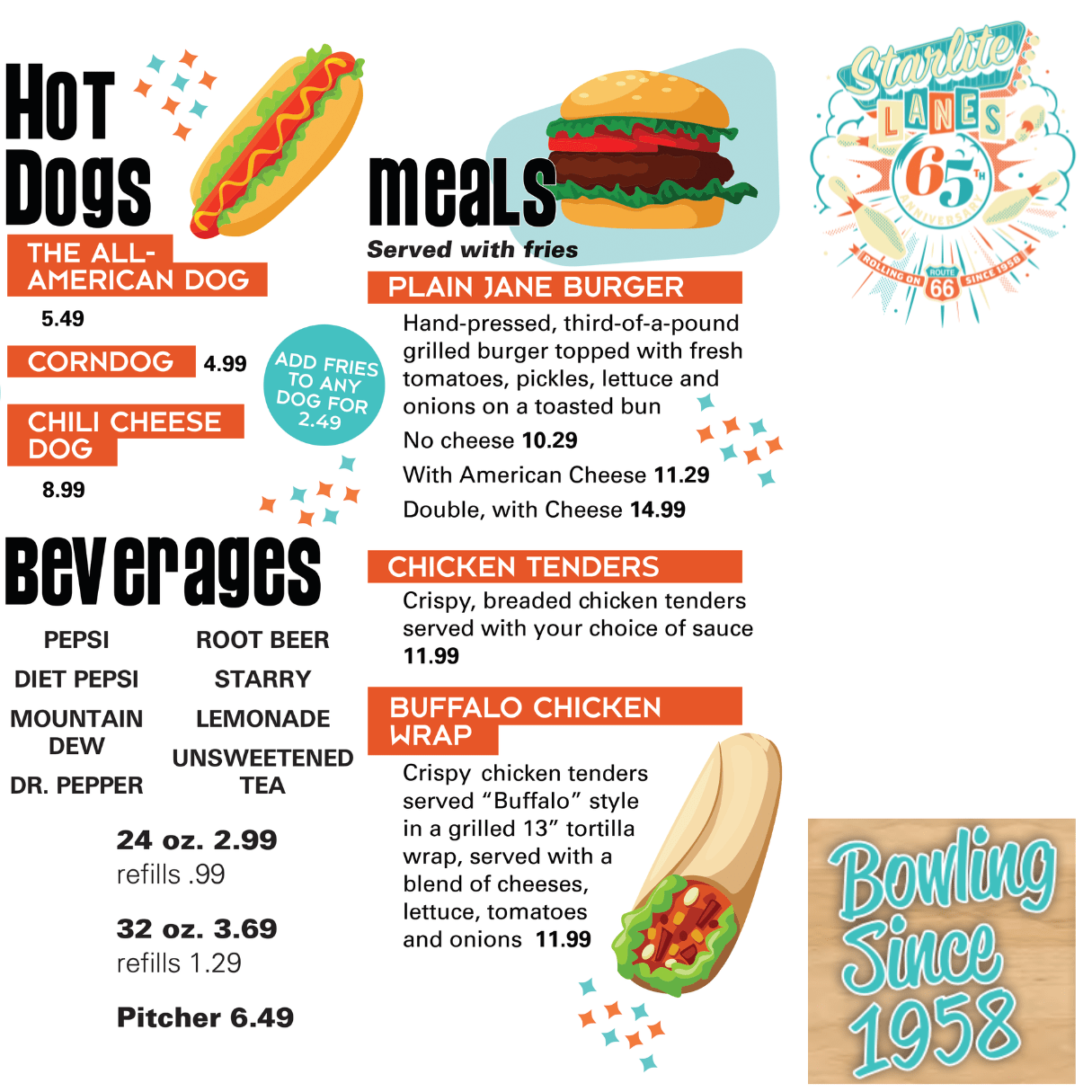 Snack Bar Starlite Lanes Flagstaff AZ