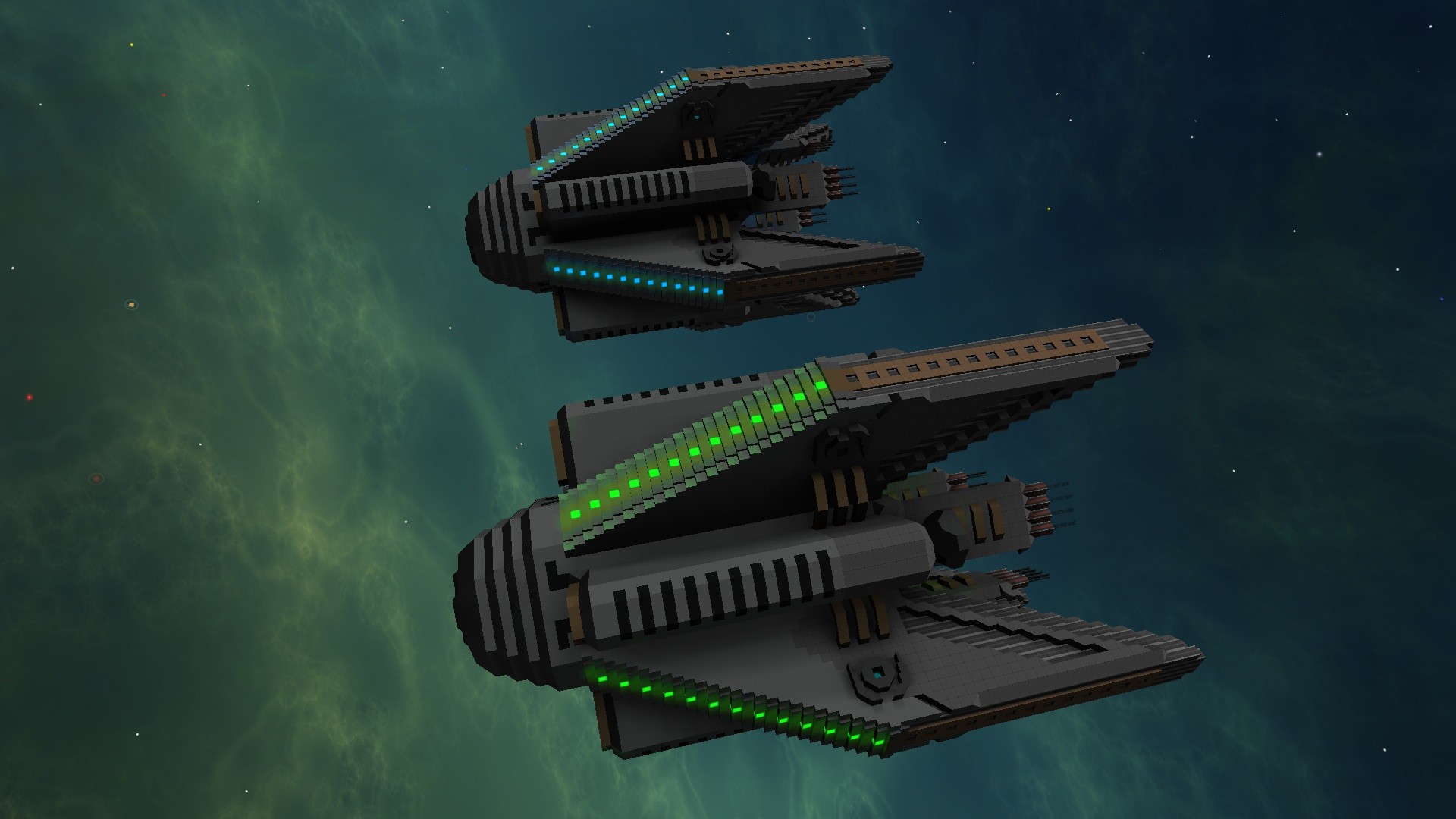 Xenon 3600 drone ships To be used as pirates or other NPCs StarMade