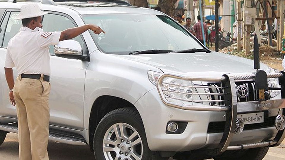 Remove crash guards on cars, SUVs Star of Mysore