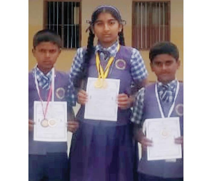Excels in Athletics, Throwball Star of Mysore