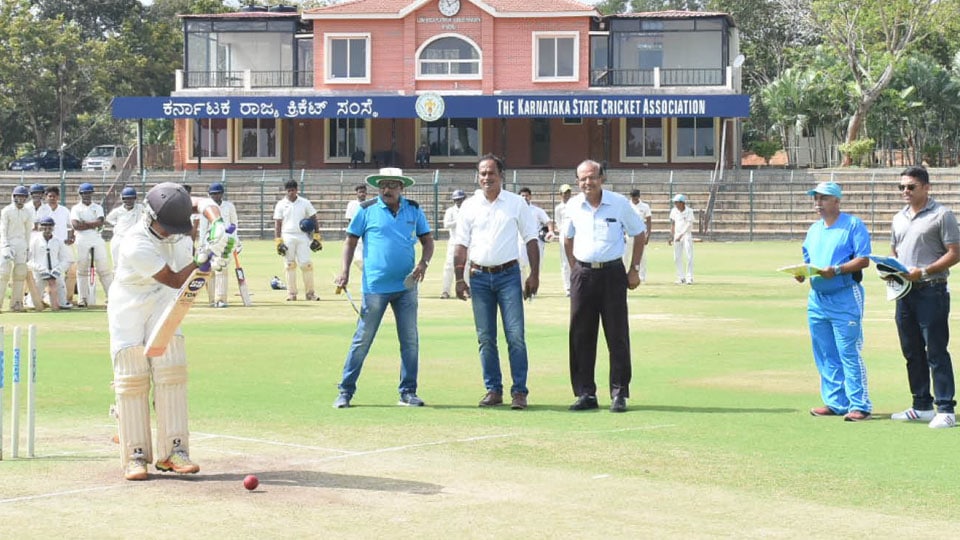 KSCA conducts selection trials for State Under19 cricket team Star