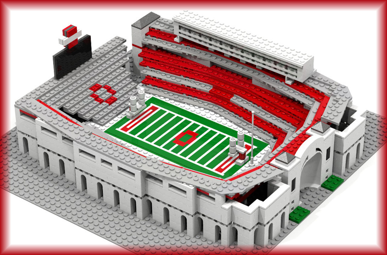 Get your Lego stadium ahead of MichiganOhio State game