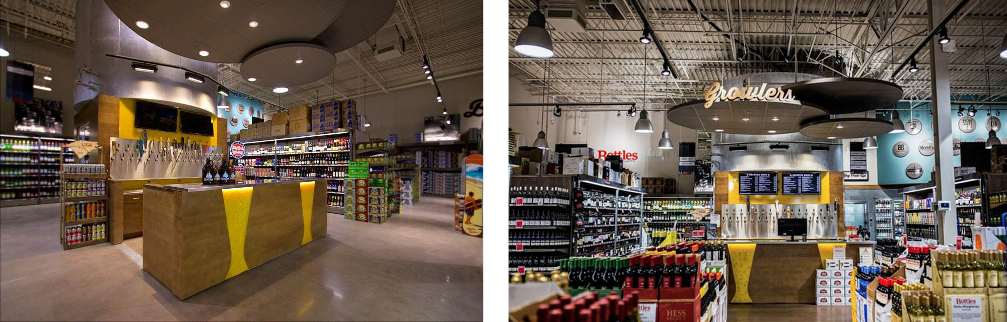 Bottles Beverages Co. starrdesign Charlotte NC. Architectural and