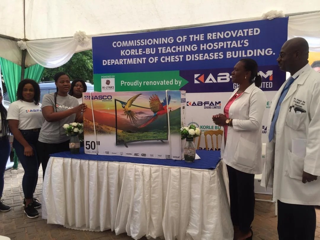 KABFAM Ghana renovates Korle Bu Chest Disease Department — Starr Fm
