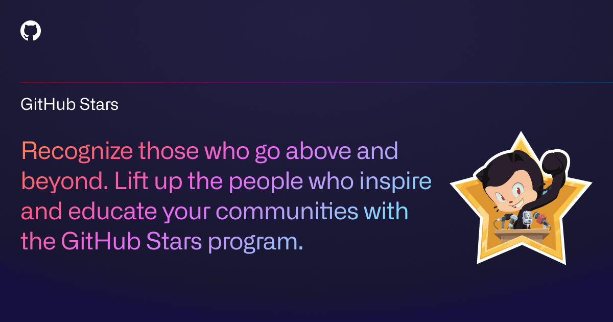 GitHub Stars inspire, educate & influence developer communities