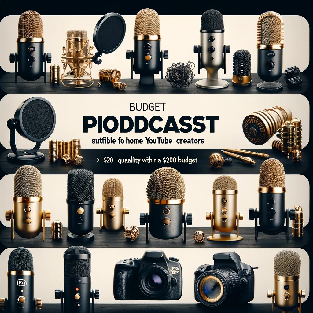 Top Budget Podcast Microphones for Home YouTube Creators (Under 200