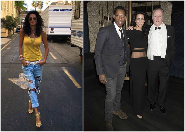 Angie Harmon's height, weight. Age has no influence on her figure