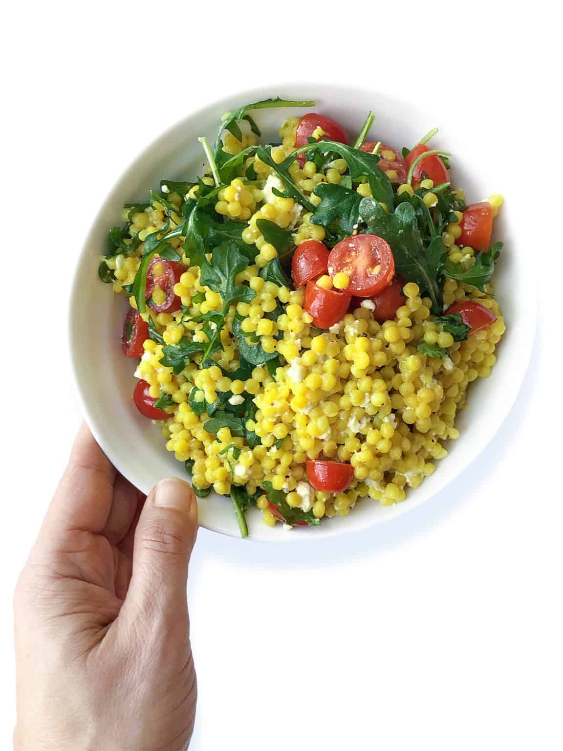 Turmeric Pearl Couscous Salad STARSEED KITCHEN