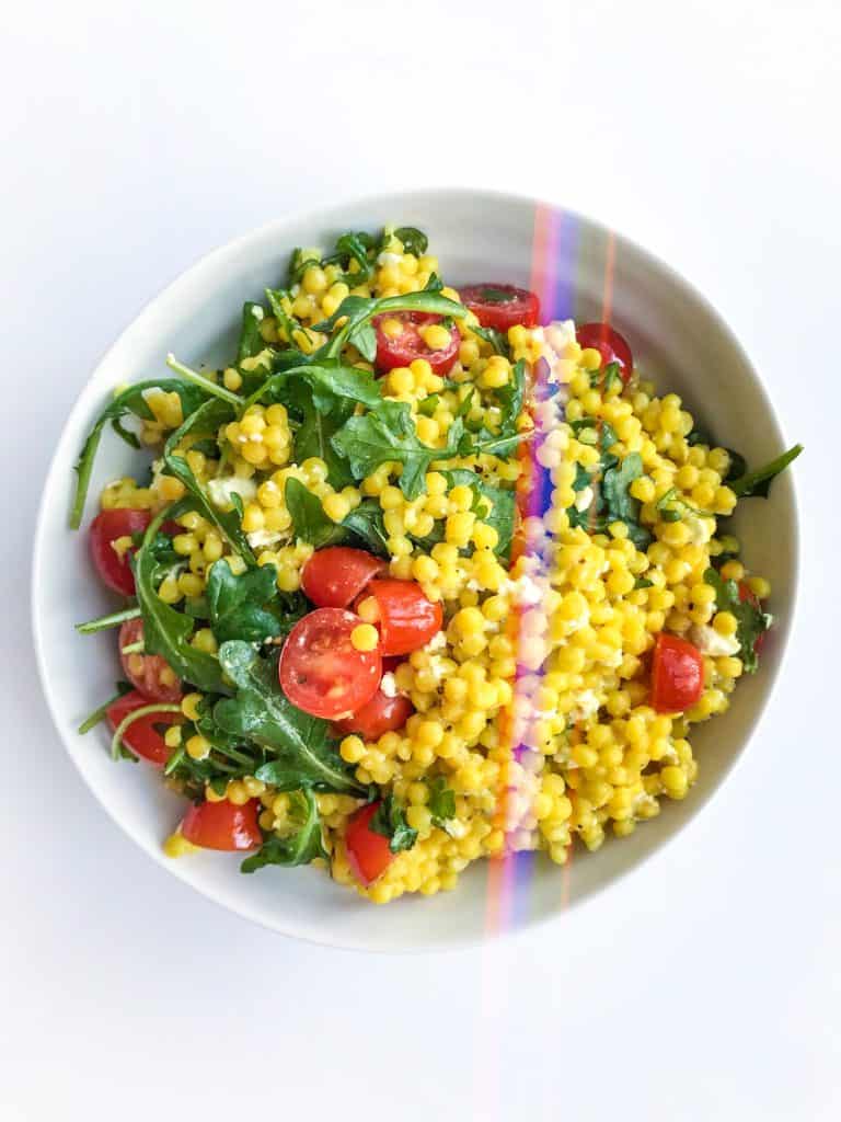 Turmeric Pearl Couscous Salad STARSEED KITCHEN