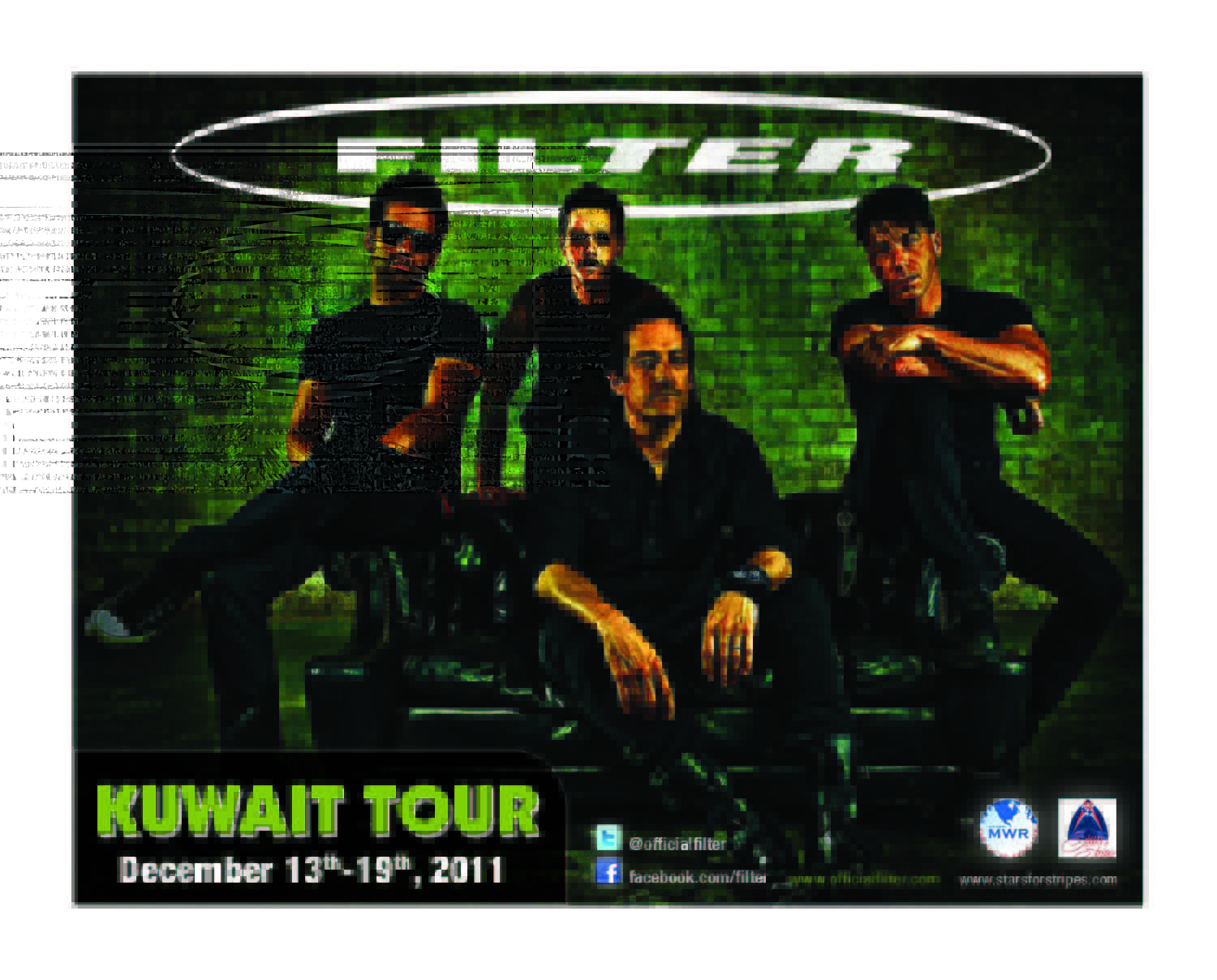 ROCK BAND, FILTER, RETURNS TO MIDDLE EAST TO ENTERTAIN TROOPS Stars