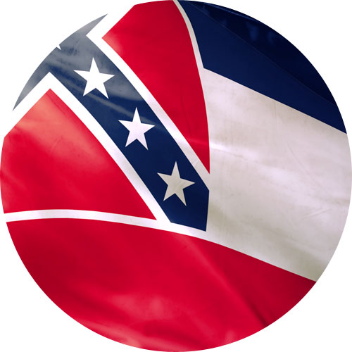 Flag of Mississippi for sale, Nylon, State, Buy Star Spangled Flags