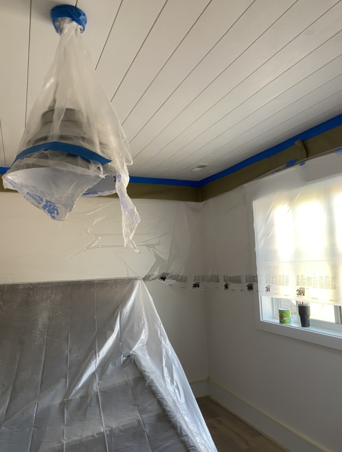 How to Install a Stunning Shiplap Ceiling Start at Home Decor