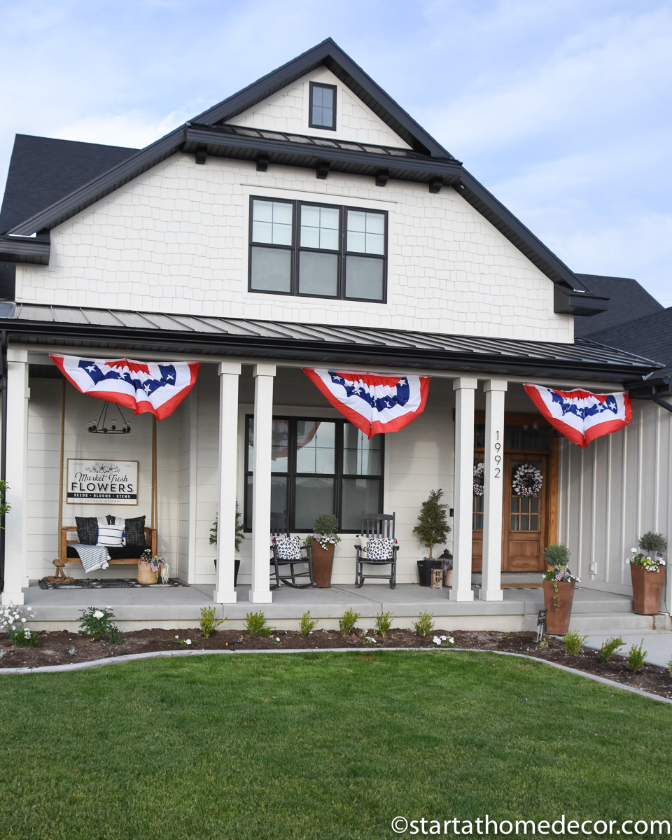 Easy Patriotic Front Porch Decor That's Sure to Impress Start at Home