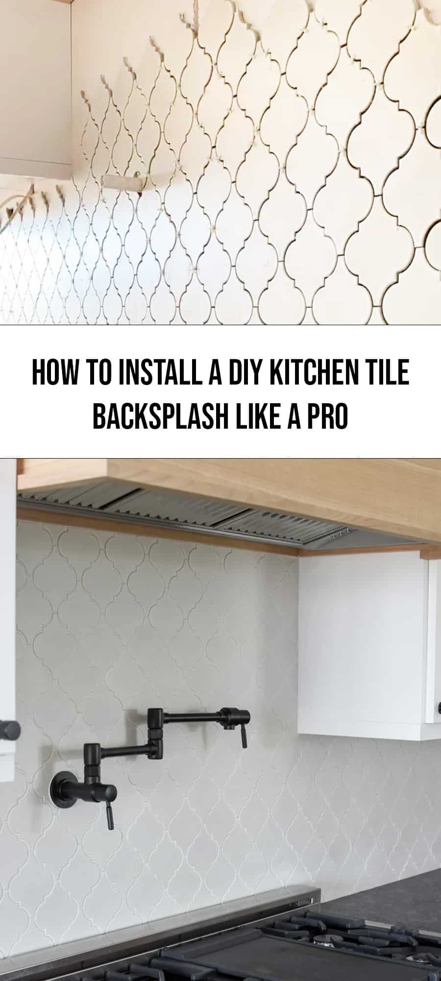 How to Install a DIY Kitchen Tile Backsplash Like a Pro Start at Home