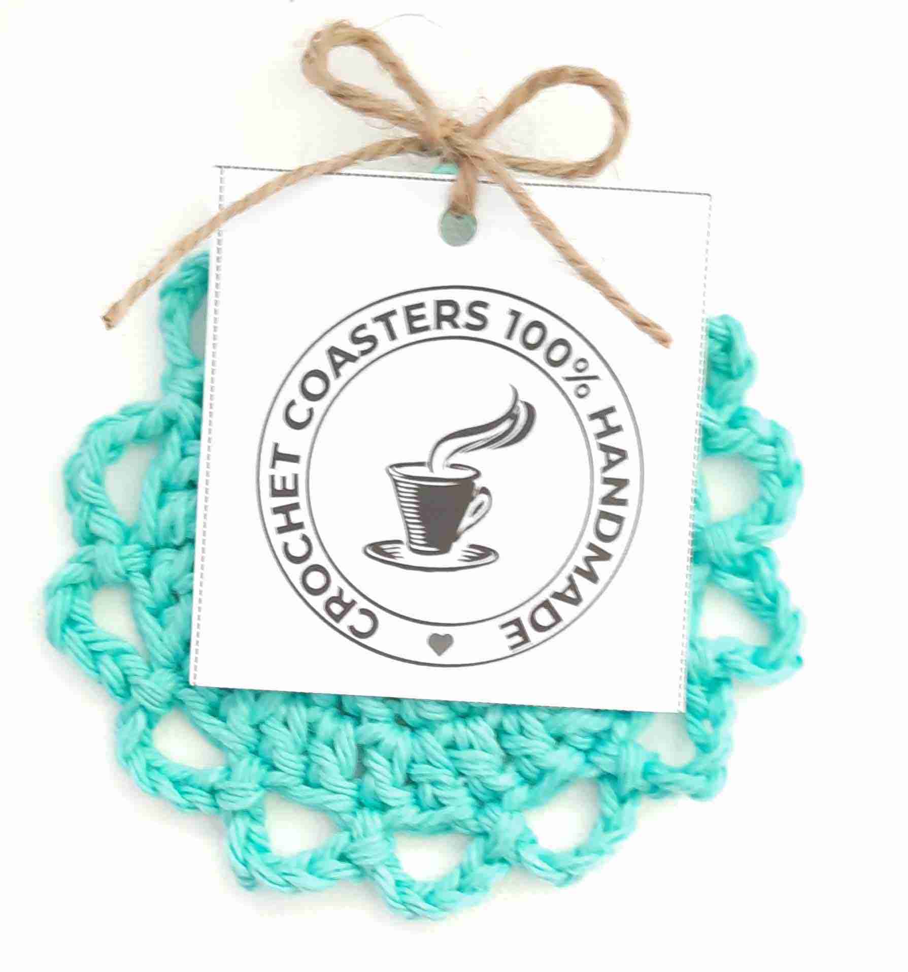 easy round crochet coaster pattern Start Crochet