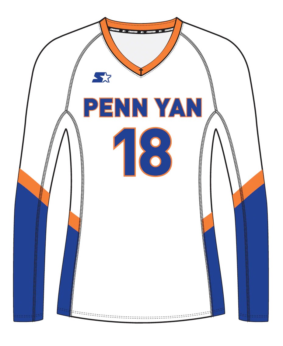 Starter Women's Volleyball Long Sleeve Jersey Starter Uniforms