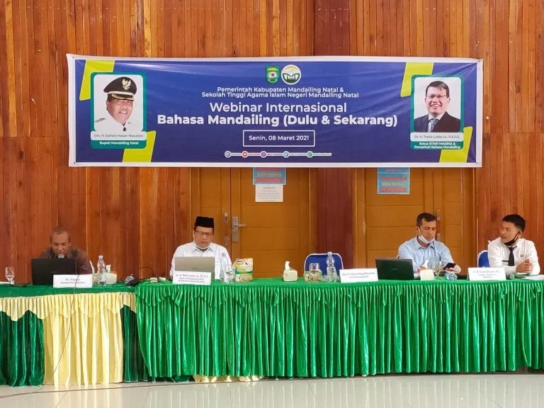 Webinar Internasional, Ketua STAIN Madina Generasi Muda Harus Bangga