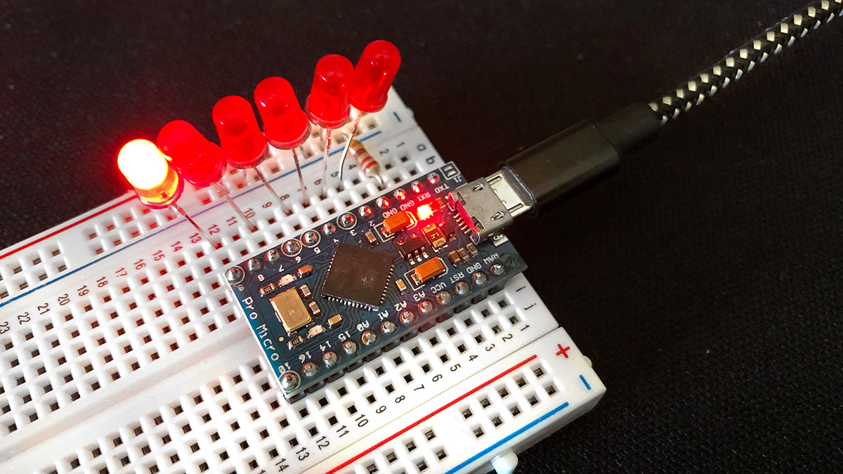 So funktioniert das Arduino Pro Micro Details, Pinout, Code