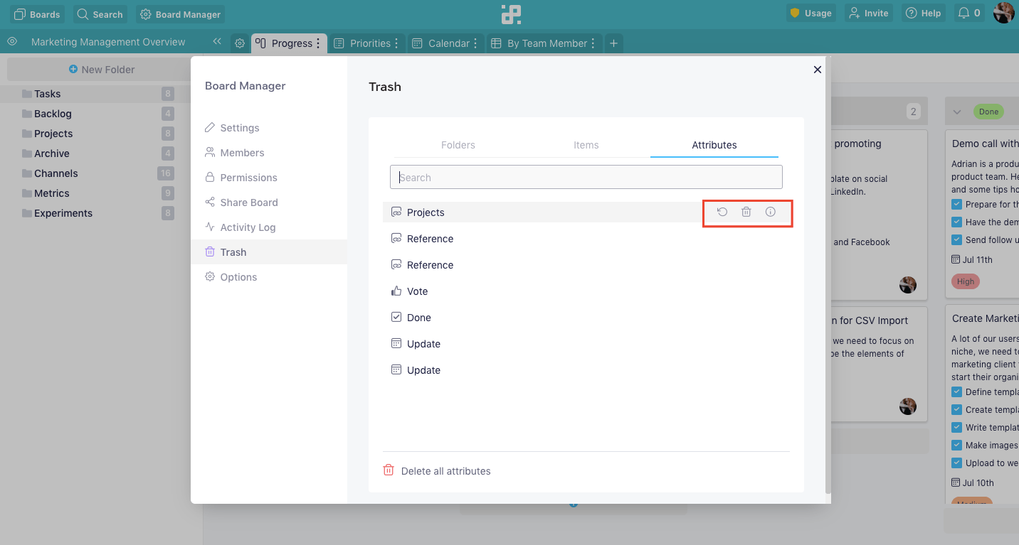 How to Use Trash in Infinity Infinity