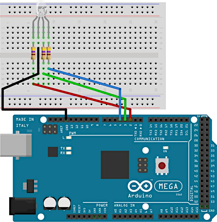 Arduino RGB LED Tutorial Starting Electronics