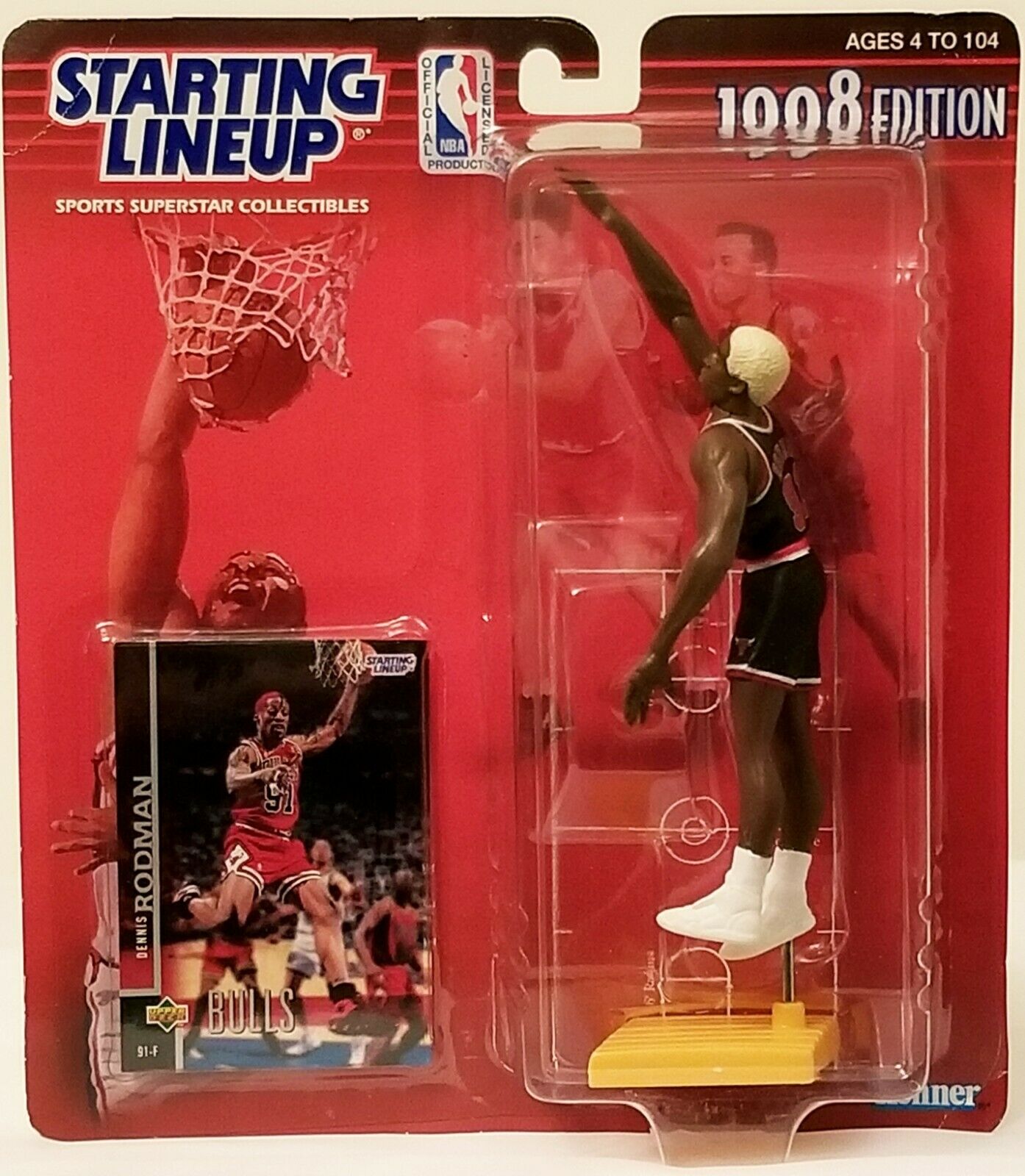 Dennis Rodman 1998 NBA Basketball Starting Lineup Figures