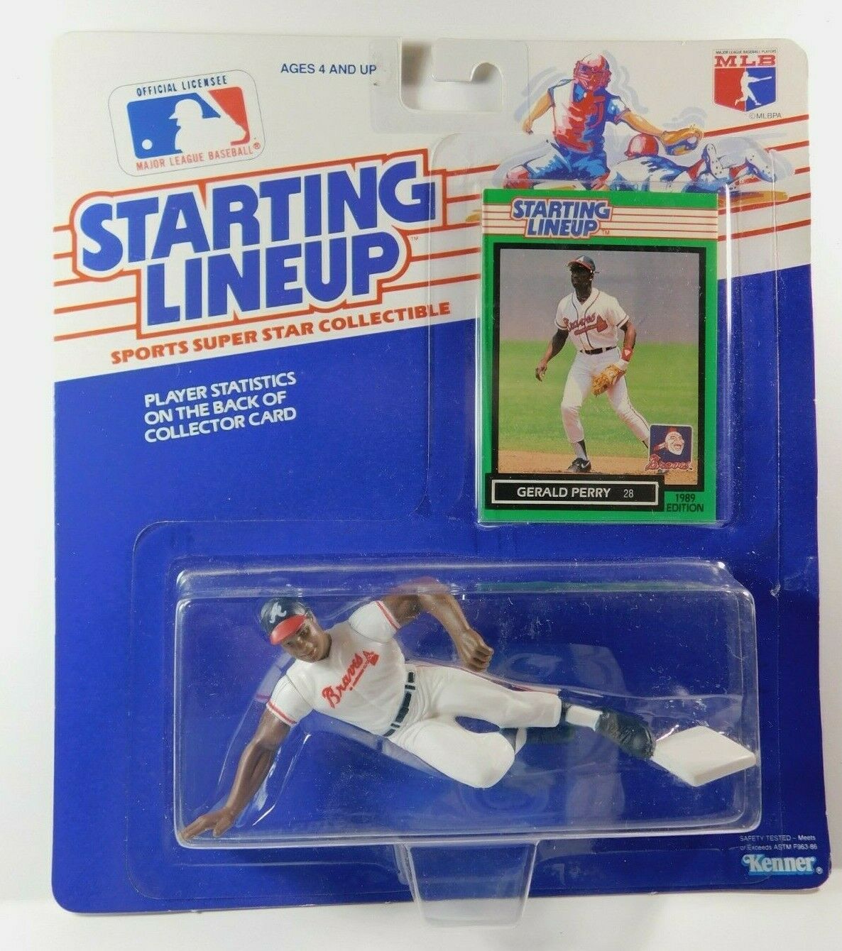 Gerald Perry 1989 MLB Baseball Starting Lineup Figures