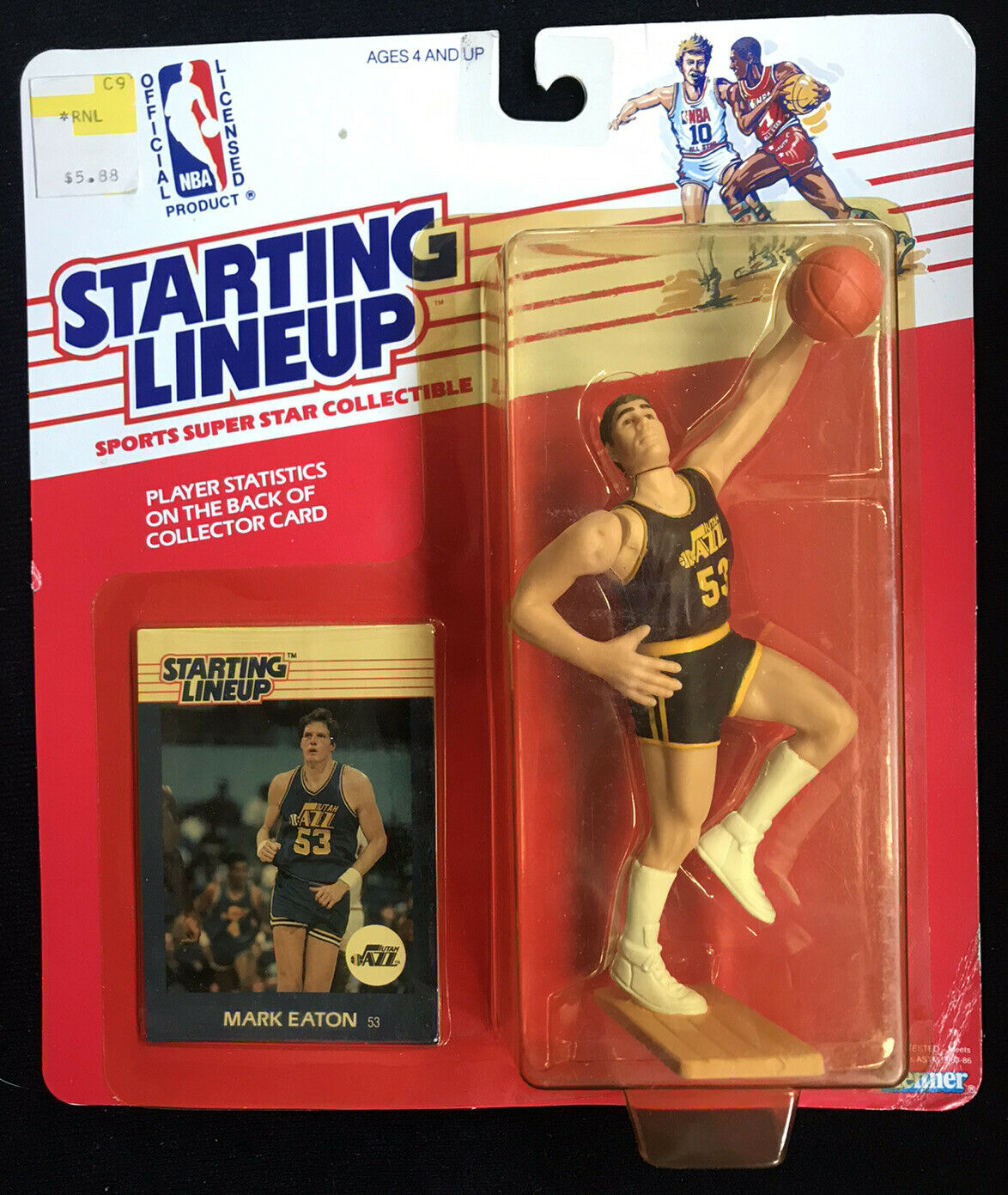 Mark Eaton 1988 NBA Basketball Starting Lineup Figures