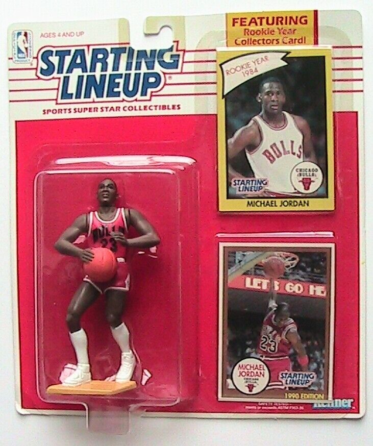 Michael Jordan 1990 NBA Basketball Starting Lineup Figures