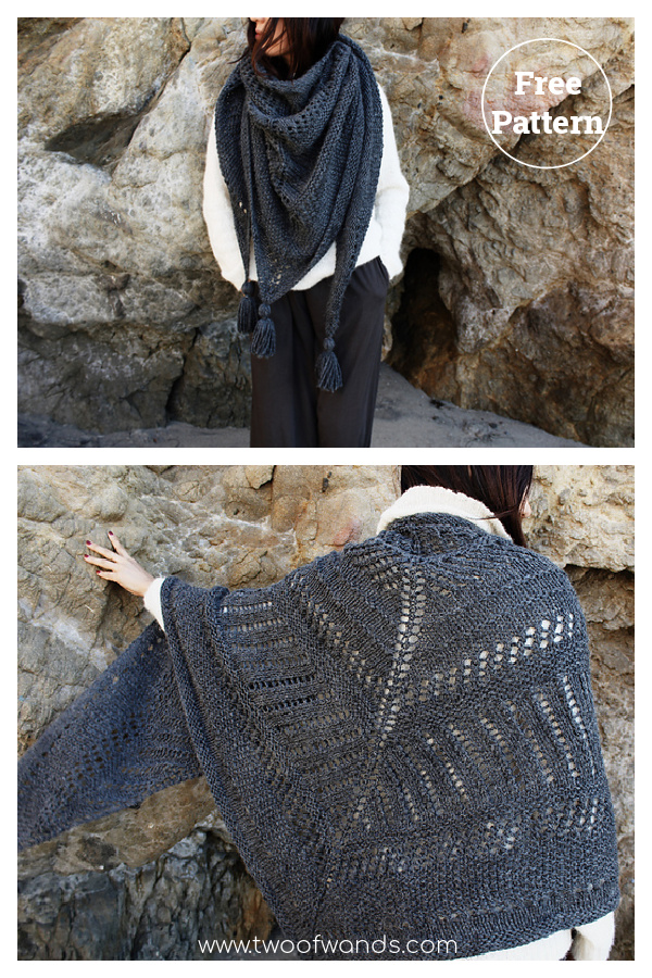 Cambria Wrap Free Knitting Pattern