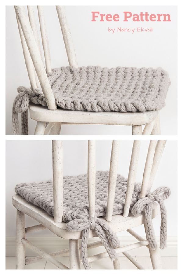 5 Chair Pad Free Knitting Pattern and Paid