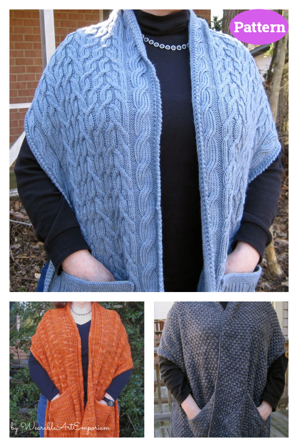 10+ Reader’s Wrap Pocket Shawl Knitting Patterns Page 3 of 3
