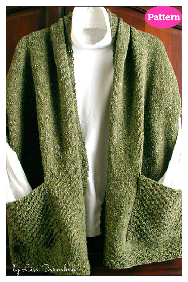 10+ Reader’s Wrap Pocket Shawl Knitting Patterns Page 3 of 3