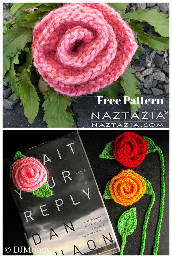 9 Pretty Rose Knitting Patterns