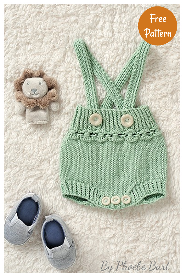 Baby Romper Free Knitting Pattern
