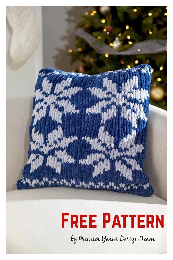 9 Christmas Pillow Cushion Knitting Patterns