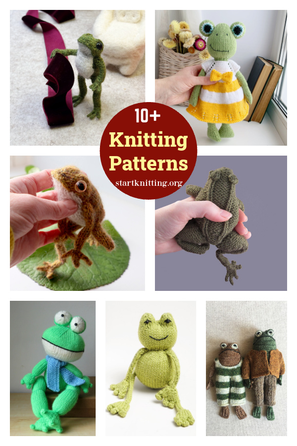 10+ Frog and Toad Amigurumi Knitting Patterns Page 2 of 3