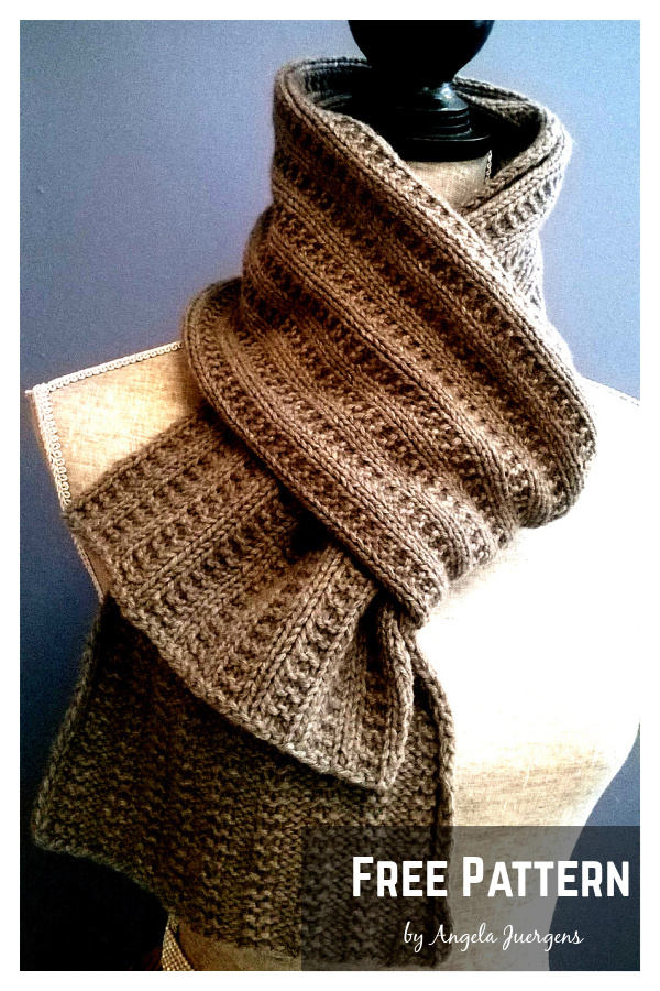 Boyfriend Scarf Free Knitting Pattern