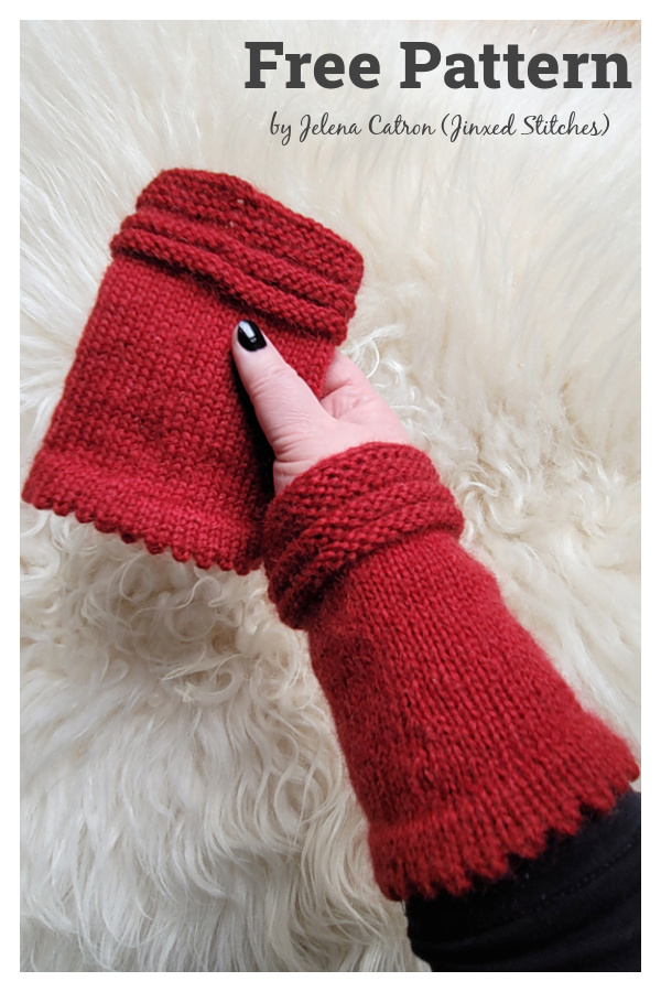 5 Easy Wristwarmers Free Knitting Pattern